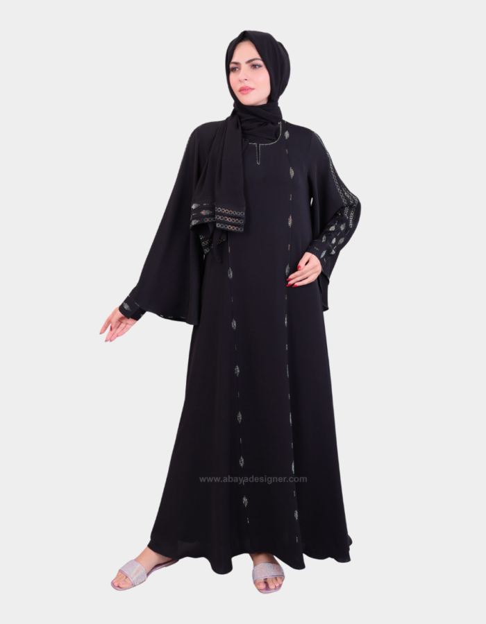 Essential Daily Wear Abaya with Stonework