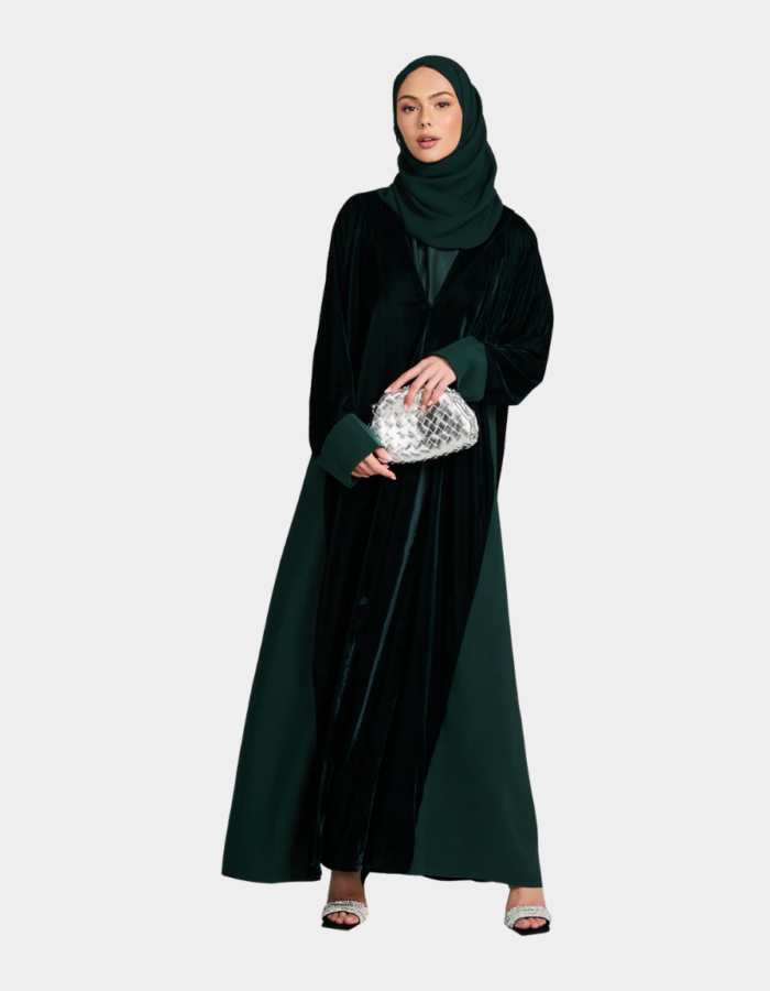 Premium Mukhamal Velvet Abaya